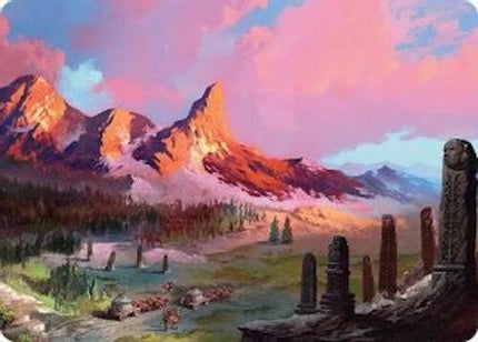 Rugged Highlands Art Card (29/54) [Art Series: Tarkir: Dragonstorm]