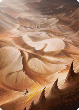 Plains Art Card (30/54) (Gold-Stamped Signature) [Art Series: Tarkir: Dragonstorm]