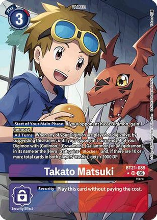Takato Matsuki (Alternate Art) [BT21-089] [World Convergence]