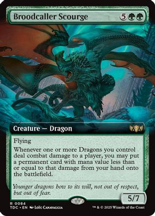 Broodcaller Scourge (Extended Art) [Commander: Tarkir: Dragonstorm]