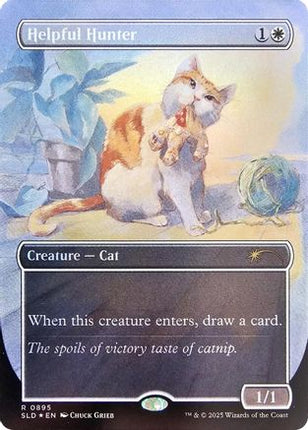 Helpful Hunter (0895) (Rainbow Foil) [Secret Lair Drop Series] Foil
