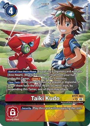 Taiki Kudo (Alternate Art) [BT21-083] [World Convergence]
