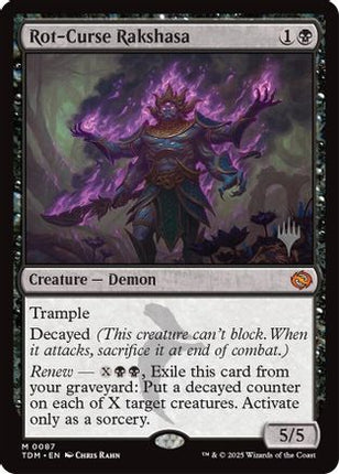 Rot-Curse Rakshasa [Promo Pack: Tarkir: Dragonstorm]