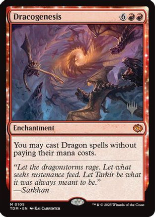 Dracogenesis [Promo Pack: Tarkir: Dragonstorm] Foil