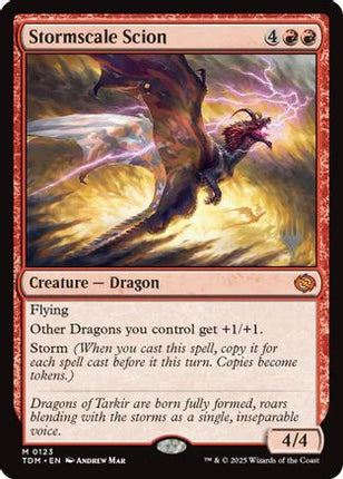 Stormscale Scion [Promo Pack: Tarkir: Dragonstorm] Foil