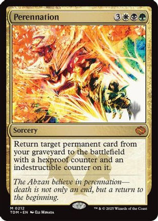 Perennation [Promo Pack: Tarkir: Dragonstorm] Foil
