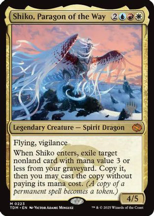Shiko, Paragon of the Way [Promo Pack: Tarkir: Dragonstorm]
