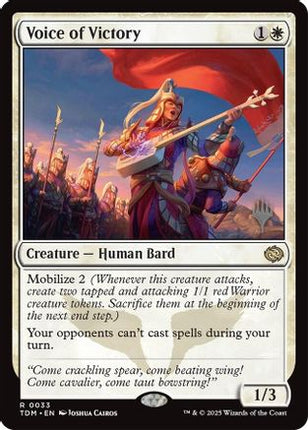 Voice of Victory [Promo Pack: Tarkir: Dragonstorm]