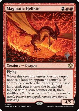 Magmatic Hellkite [Promo Pack: Tarkir: Dragonstorm]