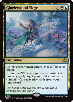 Glacierwood Siege [Promo Pack: Tarkir: Dragonstorm]