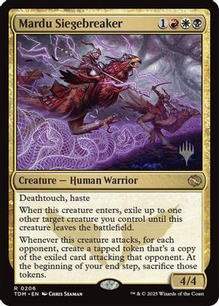 Mardu Siegebreaker [Promo Pack: Tarkir: Dragonstorm]