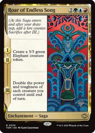 Roar of Endless Song [Promo Pack: Tarkir: Dragonstorm] Foil