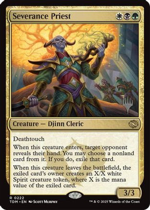 Severance Priest [Promo Pack: Tarkir: Dragonstorm] Foil