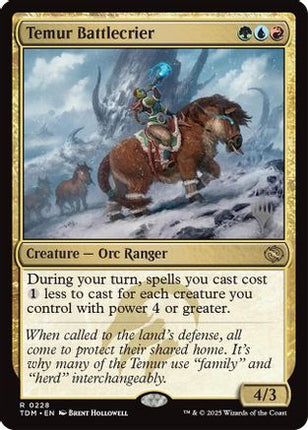 Temur Battlecrier [Promo Pack: Tarkir: Dragonstorm]
