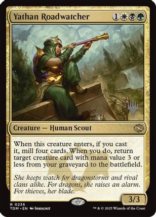 Yathan Roadwatcher [Promo Pack: Tarkir: Dragonstorm]