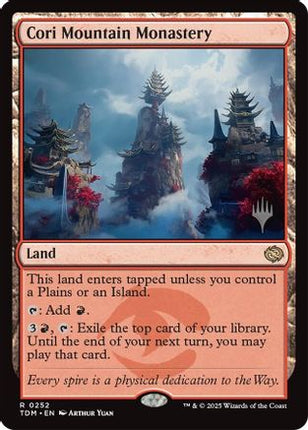 Cori Mountain Monastery [Promo Pack: Tarkir: Dragonstorm] Foil