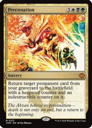 Perennation [Prerelease Cards] Foil