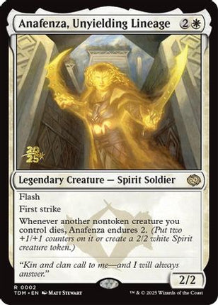 Anafenza, Unyielding Lineage [Prerelease Cards] Foil