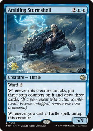 Ambling Stormshell [Prerelease Cards] Foil