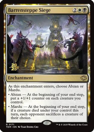Barrensteppe Siege [Prerelease Cards] Foil