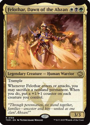 Felothar, Dawn of the Abzan [Prerelease Cards] Foil