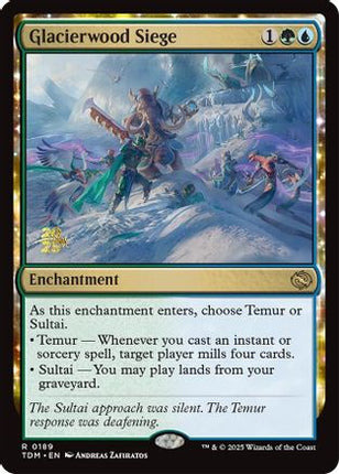 Glacierwood Siege [Prerelease Cards] Foil