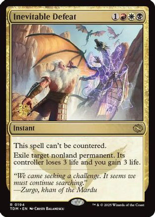 Inevitable Defeat [Prerelease Cards]