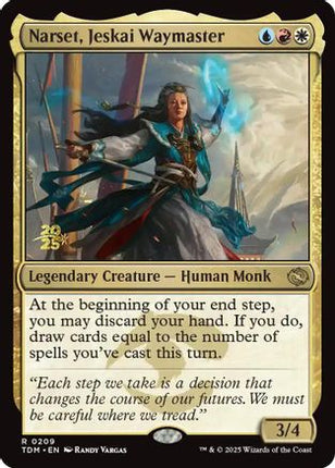 Narset, Jeskai Waymaster [Prerelease Cards] Foil