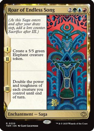 Roar of Endless Song [Prerelease Cards] Foil