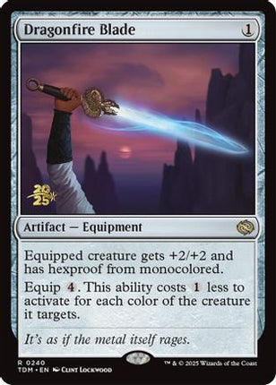Dragonfire Blade [Prerelease Cards] Foil