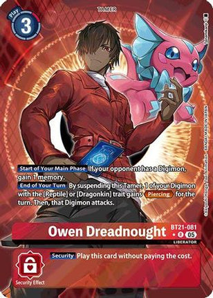Owen Dreadnought (Alternate Art) [BT21-081] [World Convergence]