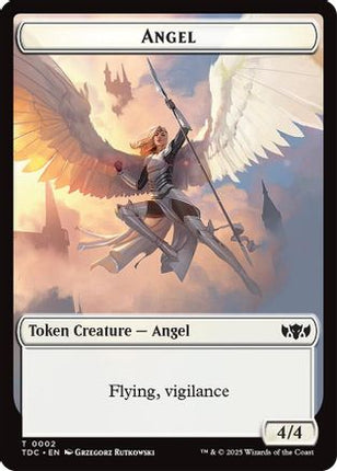 Angel // Spirit  Double-Sided Token [Commander: Tarkir: Dragonstorm]
