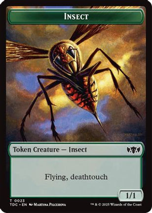 Insect (0023) // Wall Double-Sided Token [Commander: Tarkir: Dragonstorm]