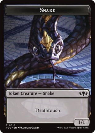 Snake // Myr Double-Sided Token [Commander: Tarkir: Dragonstorm]