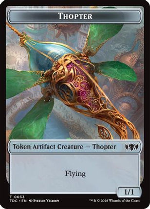 Thopter // Bird Double-Sided Token [Commander: Tarkir: Dragonstorm]