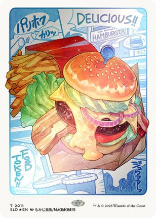 Food Token (2011) (Rainbow Foil) [Secret Lair Drop Series] Foil