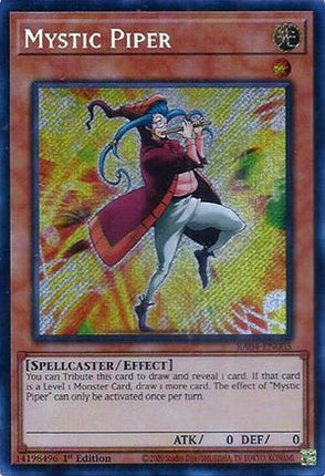 Mystic Piper  [RA04-EN005] Secret Rare 1st Edition