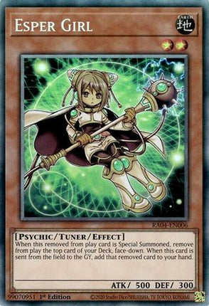 Esper Girl  [RA04-EN006] Collector's Rare 1st Edition