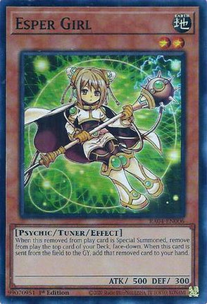 Esper Girl [RA04-EN006] Super Rare 1st Edition