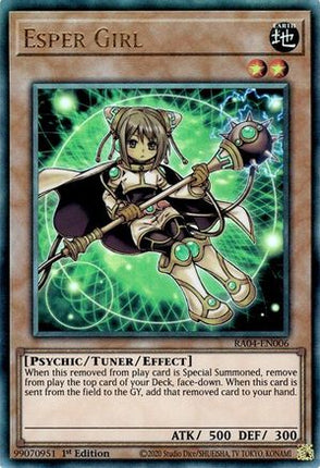 Esper Girl  [RA04-EN006] Prismatic Ultimate Rare 1st Edition