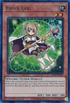 Esper Girl  [RA04-EN006] Ultra Rare 1st Edition
