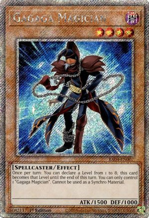 Gagaga Magician  [RA04-EN007] Platinum Secret Rare 1st Edition