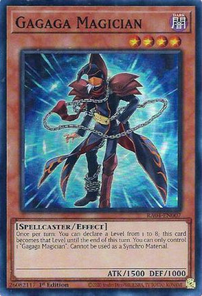 Gagaga Magician [RA04-EN007] Super Rare 1st Edition
