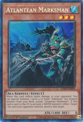 Atlantean Marksman  [RA04-EN009] Collector's Rare 1st Edition