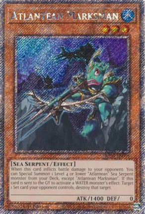 Atlantean Marksman  [RA04-EN009] Platinum Secret Rare 1st Edition