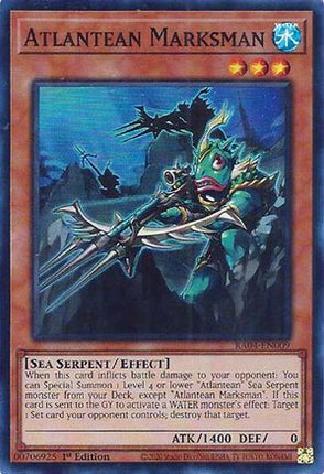 Atlantean Marksman [RA04-EN009] Super Rare 1st Edition