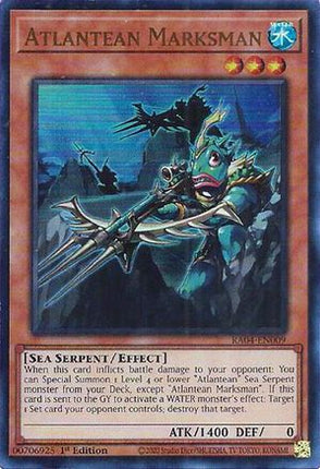 Atlantean Marksman  [RA04-EN009] Ultra Rare 1st Edition