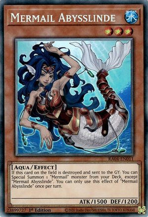 Mermail Abysslinde  [RA04-EN011] Collector's Rare 1st Edition
