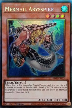 Mermail Abysspike  [RA04-EN012] Collector's Rare 1st Edition