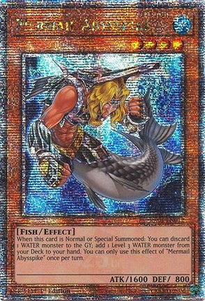 Mermail Abysspike  [RA04-EN012] Quarter Century Secret Rare 1st Edition